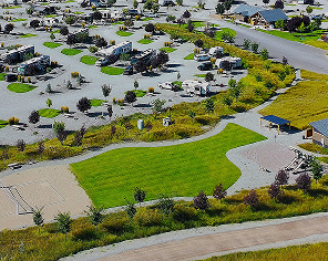 Indian Springs Playground & volleyball court