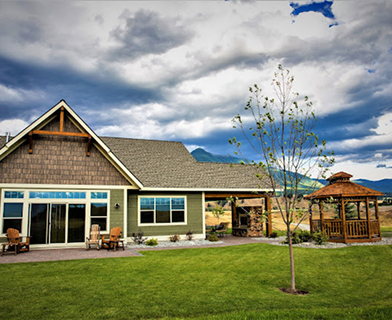 Residential home at Indian Springs Montana