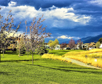 RV park lots with mountain views at Indian Springs Montana