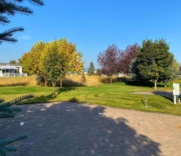 RV lot at Indian Springs Montana with power and connectivity hook-ups