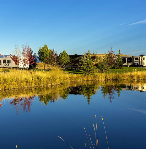 Titled RV lots for sale at Indian Springs Montana RV Resort