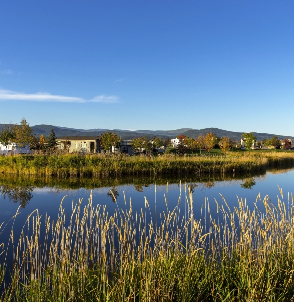 Titled RV lots at Indian Springs Montana with mountain